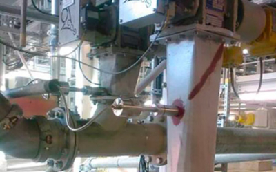 Débitmètre de chaux vive en chute libre