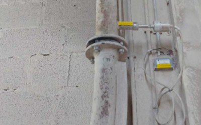Mesure continue du débit massique du calcaire