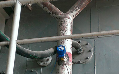 Mesure du volume dans le flux d’air soufflé pour l’épuration des gaz d’échappement