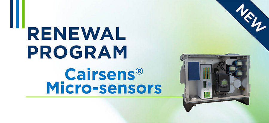 Programme de renouvellement micro-capteurs Cairsens®