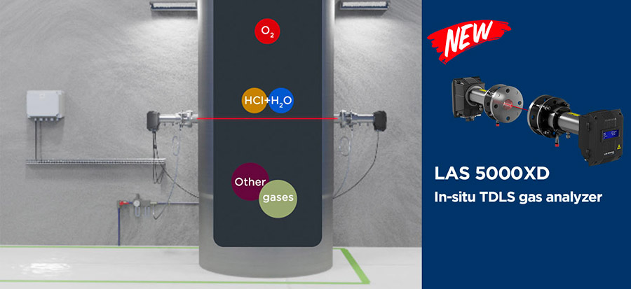 ENVEA presents the new LAS 5000XD in-situ laser (TDLS) gas analyzer